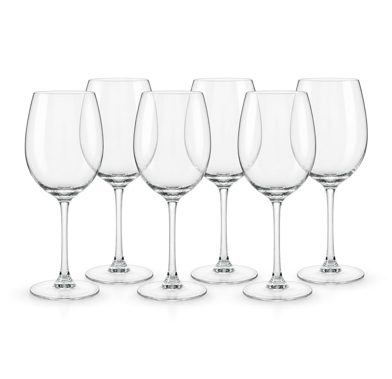 Vintage wine glasses arranged for an elegant table